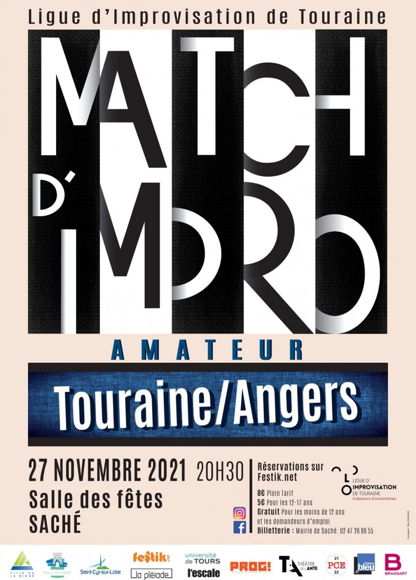 Affiche match amateur LITA LIMA à Saché